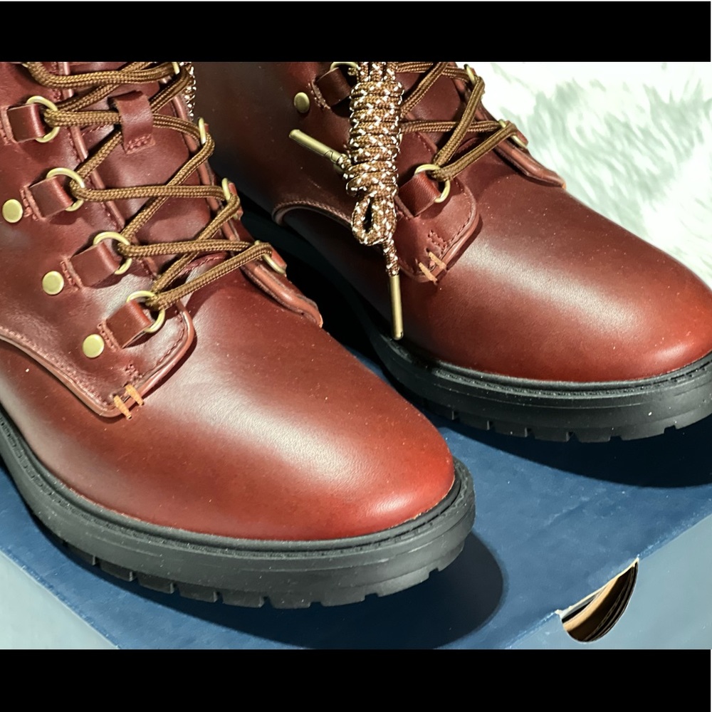 New Cole Haan Women's Briana Grand Lace-up Hiker Boot Hiking - Picture 8 of 15